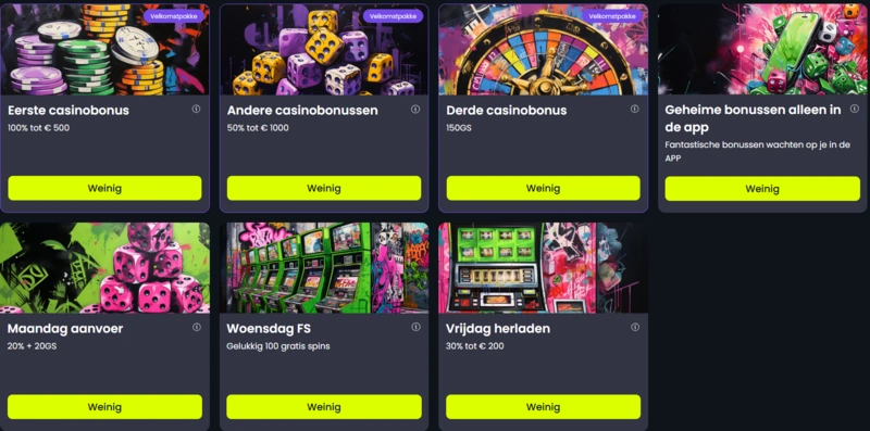 Starzino Casino Promoties